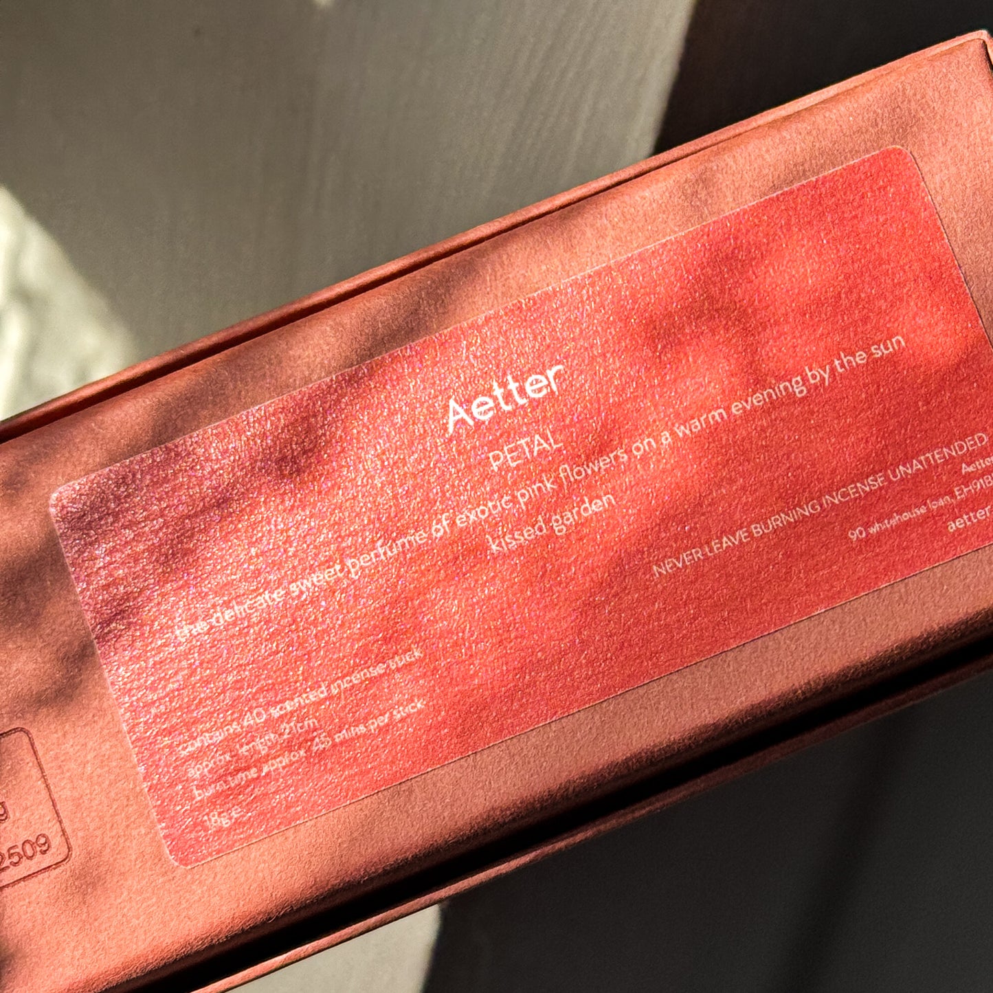 Aetter fine incense fragrances
